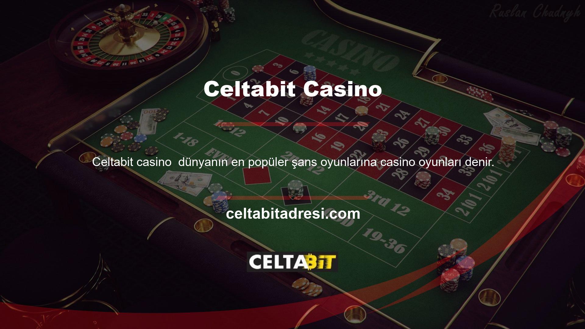 Casino Games tarafından sunulan Celtabit Casino Bonusları/Promosyonları Masa Oyunları